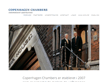 Tablet Screenshot of copenhagenchambers.dk